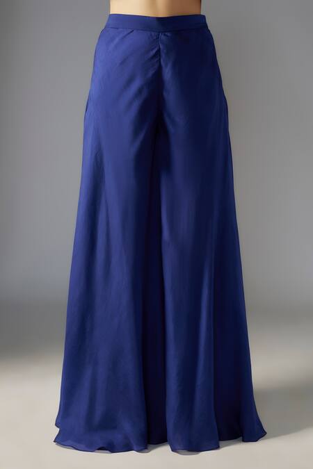 Maisolos Blue Net, Chiffon Sequins, Beads Floral Vine Embellished Jacket Sharara Set Online at Aza Fashions Maisolos_Blue Net, Chiffon Sequins, Beads Floral Vine Embellished Jacket Sharara Set _Online_at_Aza_Fashions