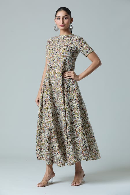 Samyukta Singhania Paisley Print Dress 