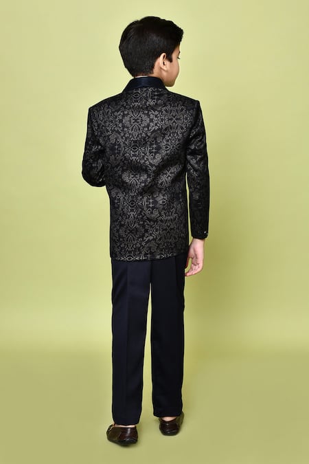 Petite Pomme Fleur Print Coat & Pant Set 