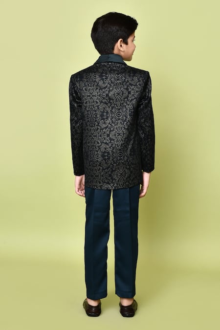 Petite Pomme Printed Coat & Trouser Set 