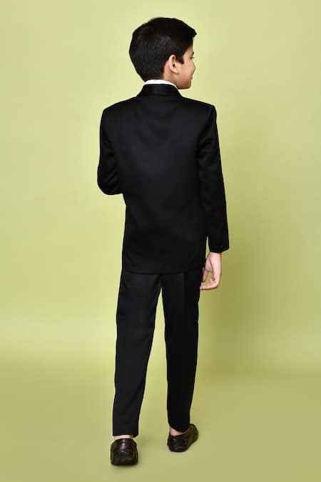 Petite Pomme Coat Set With Leaf Embroidered Vest 