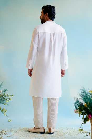 Nero India Gota Lace Embroidered Kurta With Pant 