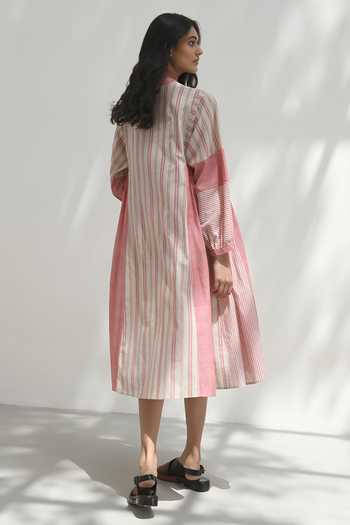 Payal Pratap Chloe Patchwork Printed Dress 