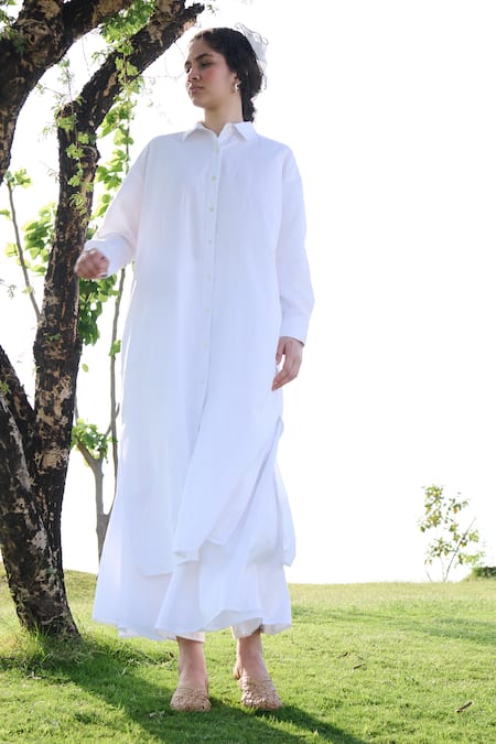 RAAS LIFE Magnolia Linen Cotton Tunic With Pant 