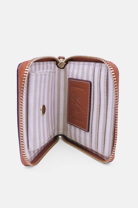 Buy Versuhz Blue Bead Embellished Small Compact Zip Around Wallet Online at Aza Fashions Buy_Versuhz_Blue Bead Embellished Small Compact Zip Around Wallet_Online_at_Aza_Fashions