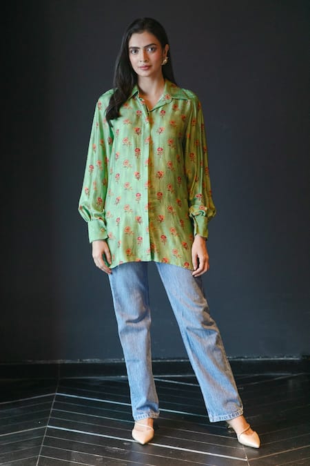 Shachi Sood Floral Print Shirt 