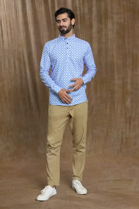 Arihant Rai Sinha Floral Print Shirt 