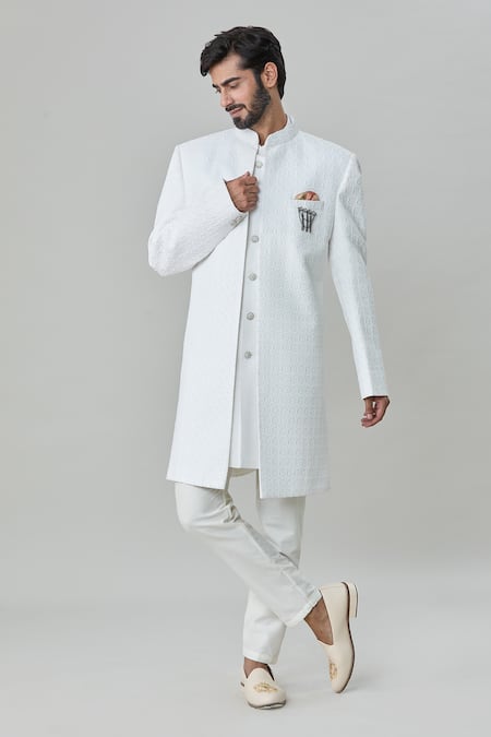 Arihant Rai Sinha Thread & Sequins Embroidered Sherwani Set 