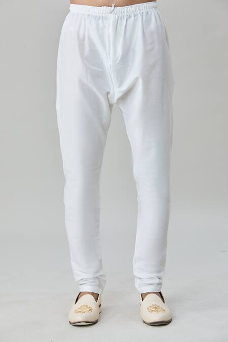 Buy_Arihant Rai Sinha_Blue , Cotton, Satin Mirrors, Embroidery Jacket With Kurta Set