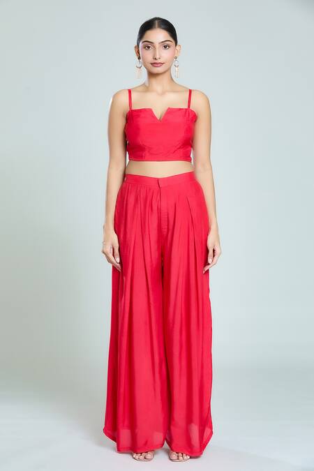 Shop Samyukta Singhania Multi Color Muslin, Chiffon Split V-neck, Open Floral Print Cape Flared Pant Set Online at Aza Fashions Shop_Samyukta Singhania_Multi Color Muslin, Chiffon Split V-neck, Open Floral Print Cape Flared Pant Set_Online_at_Aza_Fashions