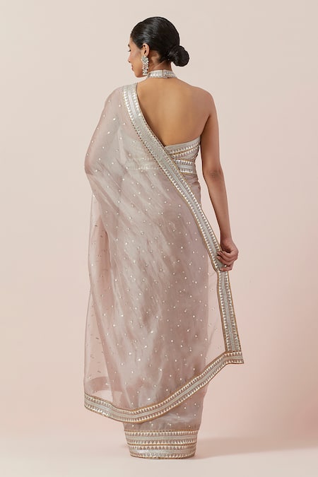 Priyal Prakash Aari Embroidered Saree Set 