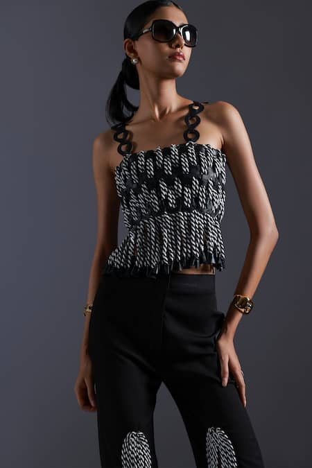 Devina Juneja Monochrome Dori Vest 