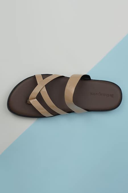 Ankit V Kapoor Criss Cross Strappy Sandals 