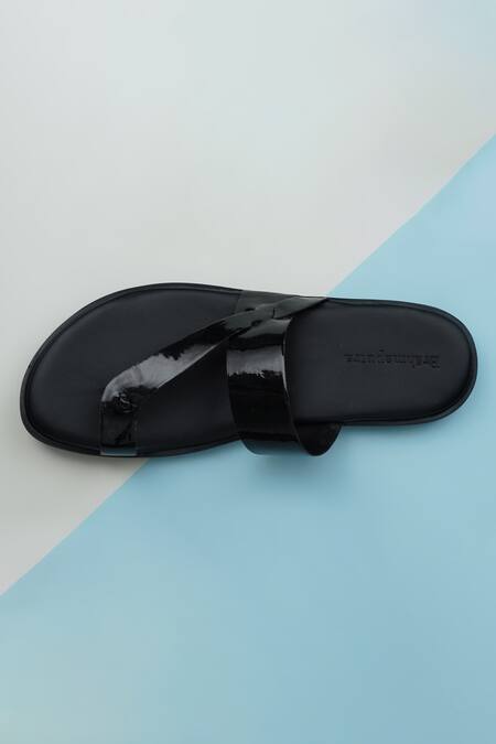 Shop Ankit V Kapoor Black Classic Strappy Sandals at Aza Fashions Shop_Ankit V Kapoor_Black Classic Strappy Sandals_at_Aza_Fashions