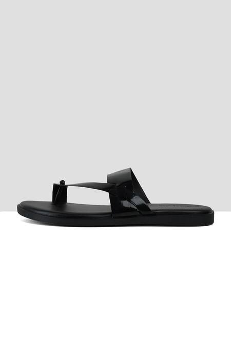 Ankit V Kapoor Black Classic Strappy Sandals Online at Aza Fashions Ankit V Kapoor_Black Classic Strappy Sandals_Online_at_Aza_Fashions