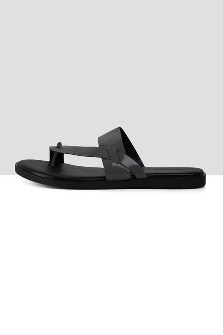 Ankit V Kapoor Grey Classic Almond Toe Sandals Online at Aza Fashions Ankit V Kapoor_Grey Classic Almond Toe Sandals_Online_at_Aza_Fashions