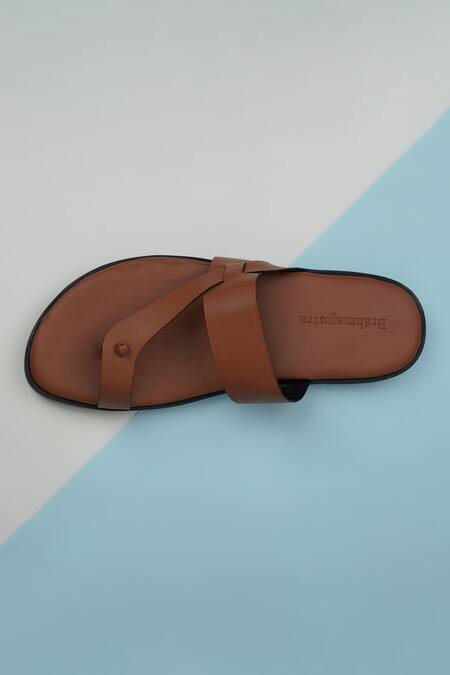 Shop Ankit V Kapoor Brown Classic Strappy Sandals at Aza Fashions Shop_Ankit V Kapoor_Brown Classic Strappy Sandals_at_Aza_Fashions