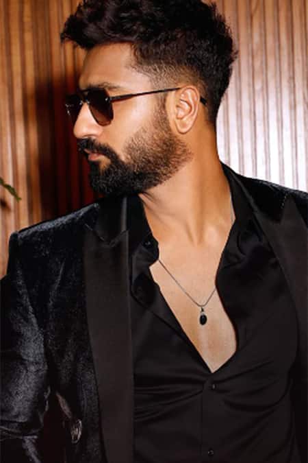 Buy_Rohit Bal_Black Velvet Embroidered Resham Tuxedo _Online_at_Aza_Fashions