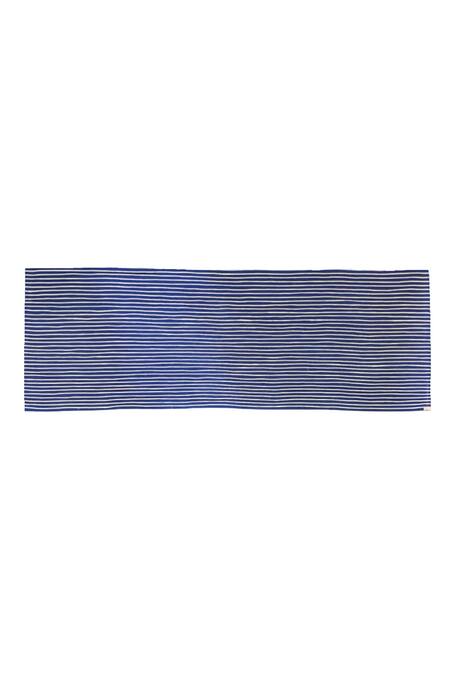 KA-Sha_Blue Cording Stripe Corded Scarf _Online_at_Aza_Fashions