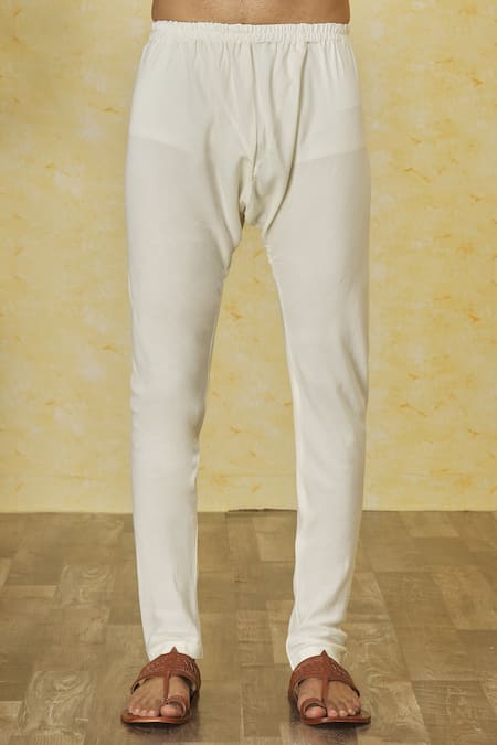 Priyanka Haralalka Ivory Cotton, Kota Doria Embroidery Asymmetric Panelled Kurta Set at Aza Fashions Priyanka Haralalka_Ivory Cotton, Kota Doria Embroidery Asymmetric Panelled Kurta Set _at_Aza_Fashions