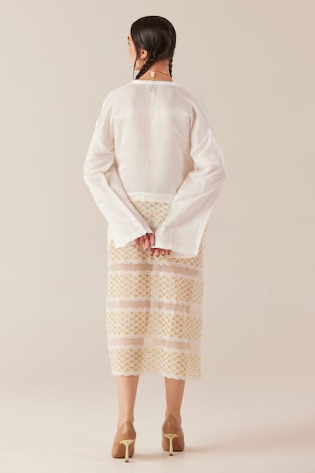 Therealb Heart Embroidered Dress 