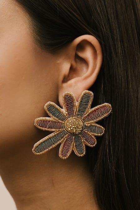Moirra Madhavi Floweret Studs 