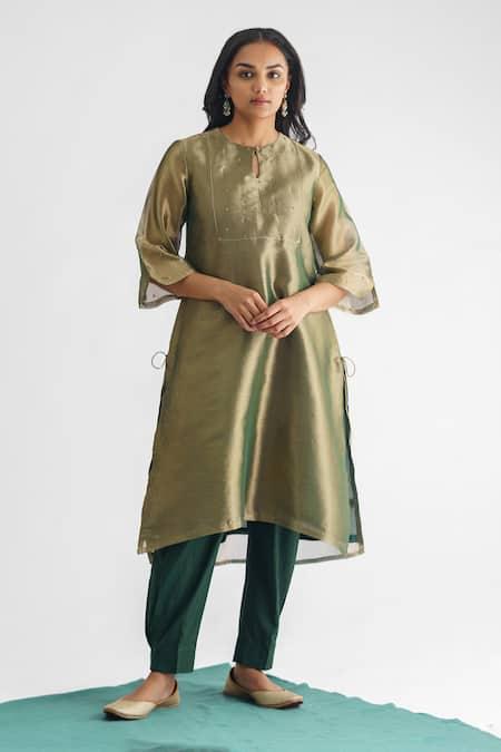 Mushio Abhilasha Bead Embellished Kurta 