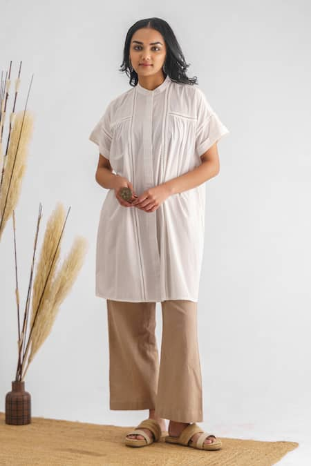 Mushio Abhilasha Lace Insert Tunic 