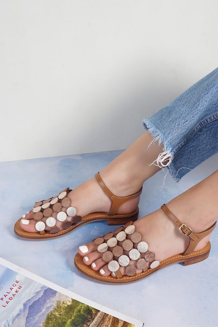 Nine By Janine Holorina Strap Sandals 