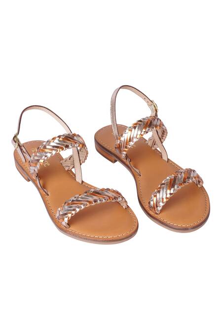 Nine By Janine Silver Lace Strap Junnie Metallic Foil Sandals Online at Aza Fashions Nine By Janine_Silver Lace Strap Junnie Metallic Foil Sandals _Online_at_Aza_Fashions