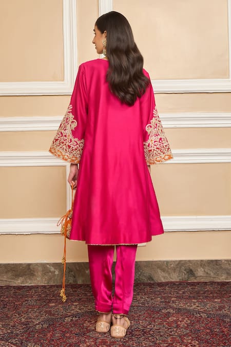 Sheetal Batra Mehrish Yoke Embroidered Choga & Salwar Set 