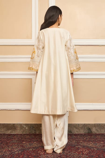 Sheetal Batra Mohsina Embroidered Choga & Salwar Set 