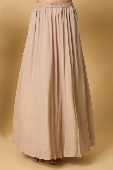 Nakul Sen Beige Silk Sequins Square Neck, Mandarin Striped Jacket With Anarkali Set at Aza Fashions Nakul Sen_Beige Silk Sequins Square Neck, Mandarin Striped Jacket With Anarkali Set _at_Aza_Fashions