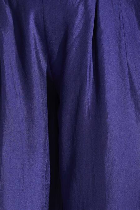 Buy_Jayanti Reddy_Purple Solid Plain Palazzo Pant _Online_at_Aza_Fashions