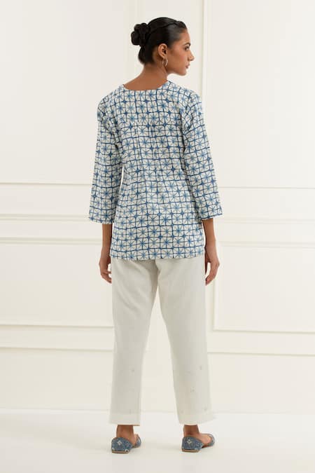 Kamaltaas Starlet Blossom Print Top With Pant 