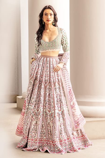 Falguni Shane Peacock Elpis Printed Lehenga Set 