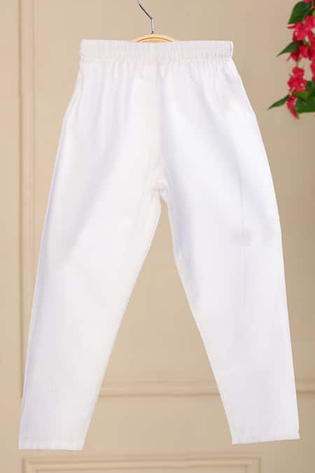 Shop_Cute Couture_Green Velvet, Cotton Sequins Embroidered Jacket Pant Set 