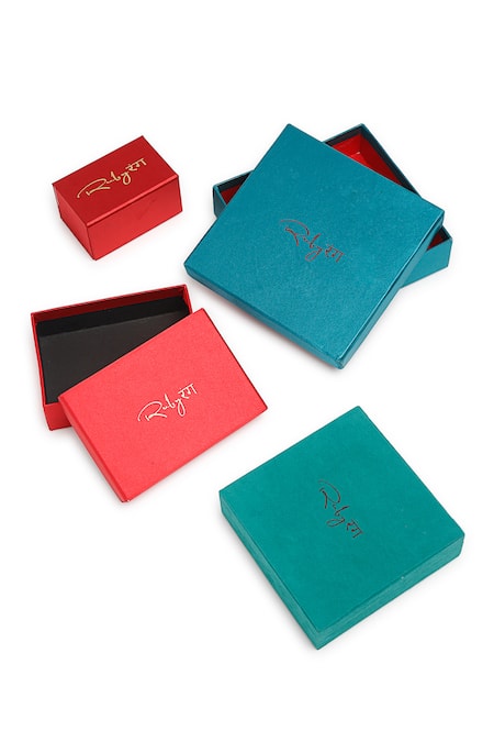 Ruby Raang Pink Beads, Diamonds And Kundan Hand Embellished Long Pendant Necklace Set at Aza Fashions Ruby Raang_Pink Beads, Diamonds And Kundan Hand Embellished Long Pendant Necklace Set _at_Aza_Fashions