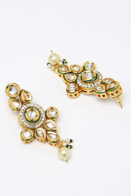 Buy Ruby Raang Maroon Beads, Diamonds Kundan Embellished Multi Strand Necklace Set Online at Aza Fashions Buy_Ruby Raang_Maroon Beads, Diamonds Kundan Embellished Multi Strand Necklace Set _Online_at_Aza_Fashions