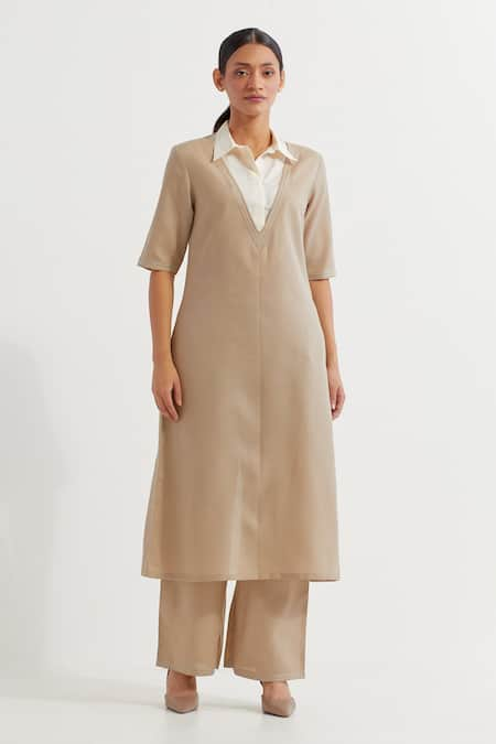 TIC Collared Kurta With Pant 