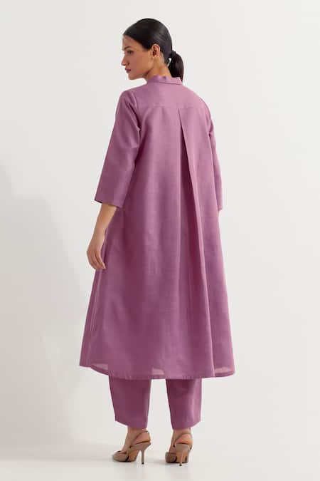 The Indian Cause Victoria A-Line Kurta With Pant 