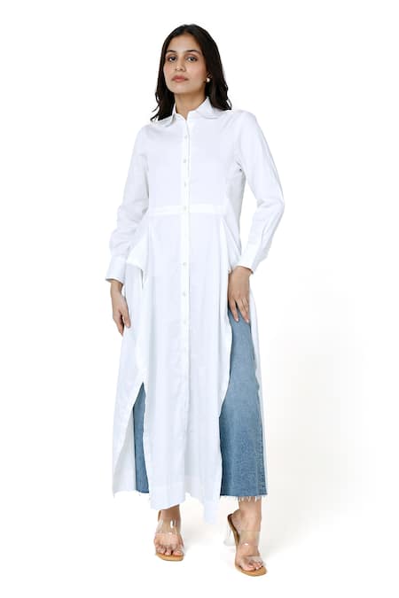 Komal Shah Solid Long Shirt 