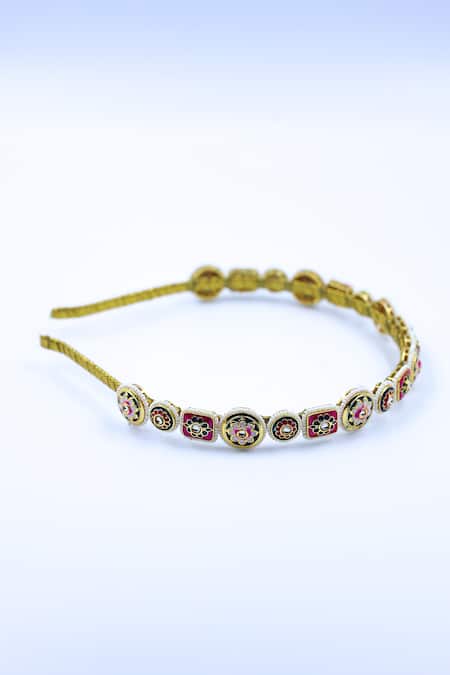 Foot Fuel Vintage Floral Embellished Hairband 