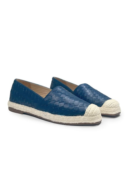 Heel Your Sole Basket Weave Pattern Espadrilles 