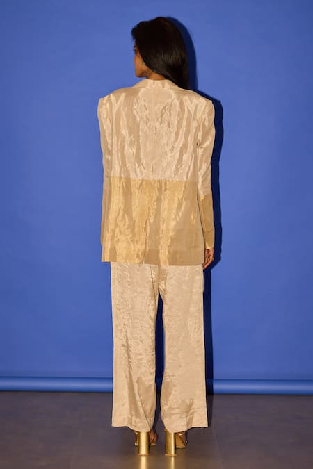 Esha Arora Zardozi Work Blazer & Pant Set 