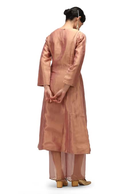 Mimamsaa Priti Tissue Silk Anarkali Set 