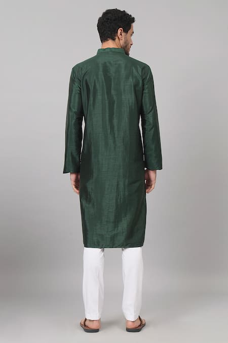 Hilo Design Wijze Flower Patchwork Embellished Kurta 