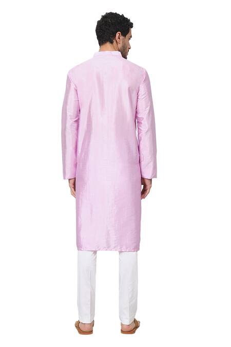 Buy Hilo Design Purple Silk Embroidery Lila Orchid Placement Kurta Online at Aza Fashions Buy_Hilo Design_Purple Silk Embroidery Lila Orchid Placement Kurta _Online_at_Aza_Fashions