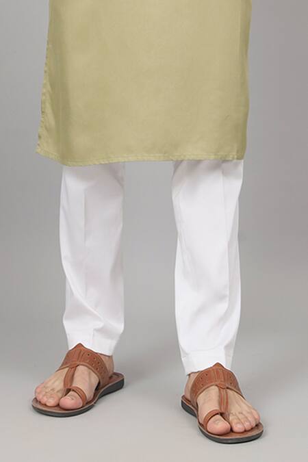 Hilo Design Green Gingham, Cotton Embroidery Moss Patch Kurta And Pant Set Online at Aza Fashions Hilo Design_Green Gingham, Cotton Embroidery Moss Patch Kurta And Pant Set_Online_at_Aza_Fashions