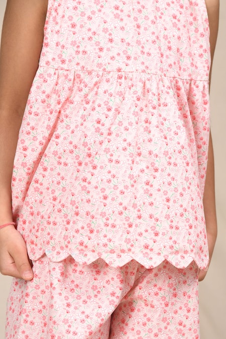 APRICOTKIDS Blossom Print Top & Pant Set 